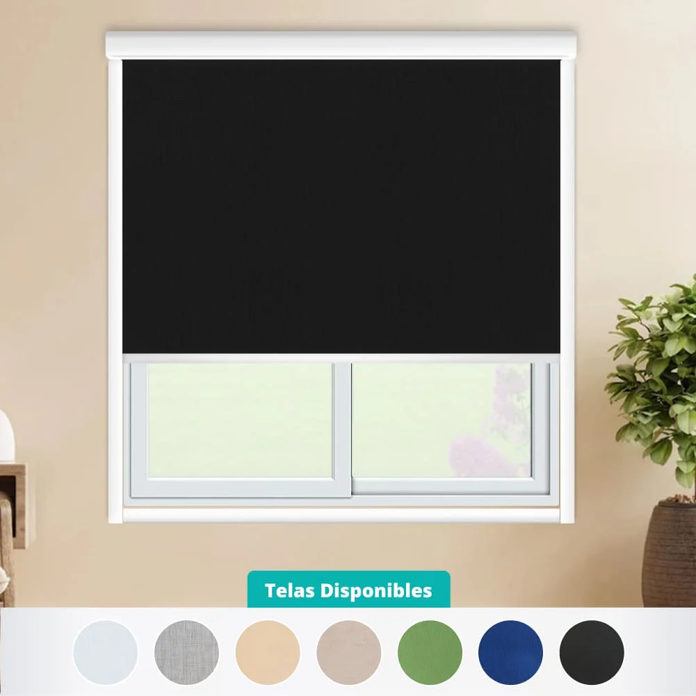 Cortinas Roller Dark Black Out