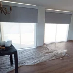 cortinas dobles living room