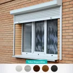 persianas para el exterior de la ventana