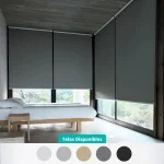 Roller Black Out Encanto, variedad de telas