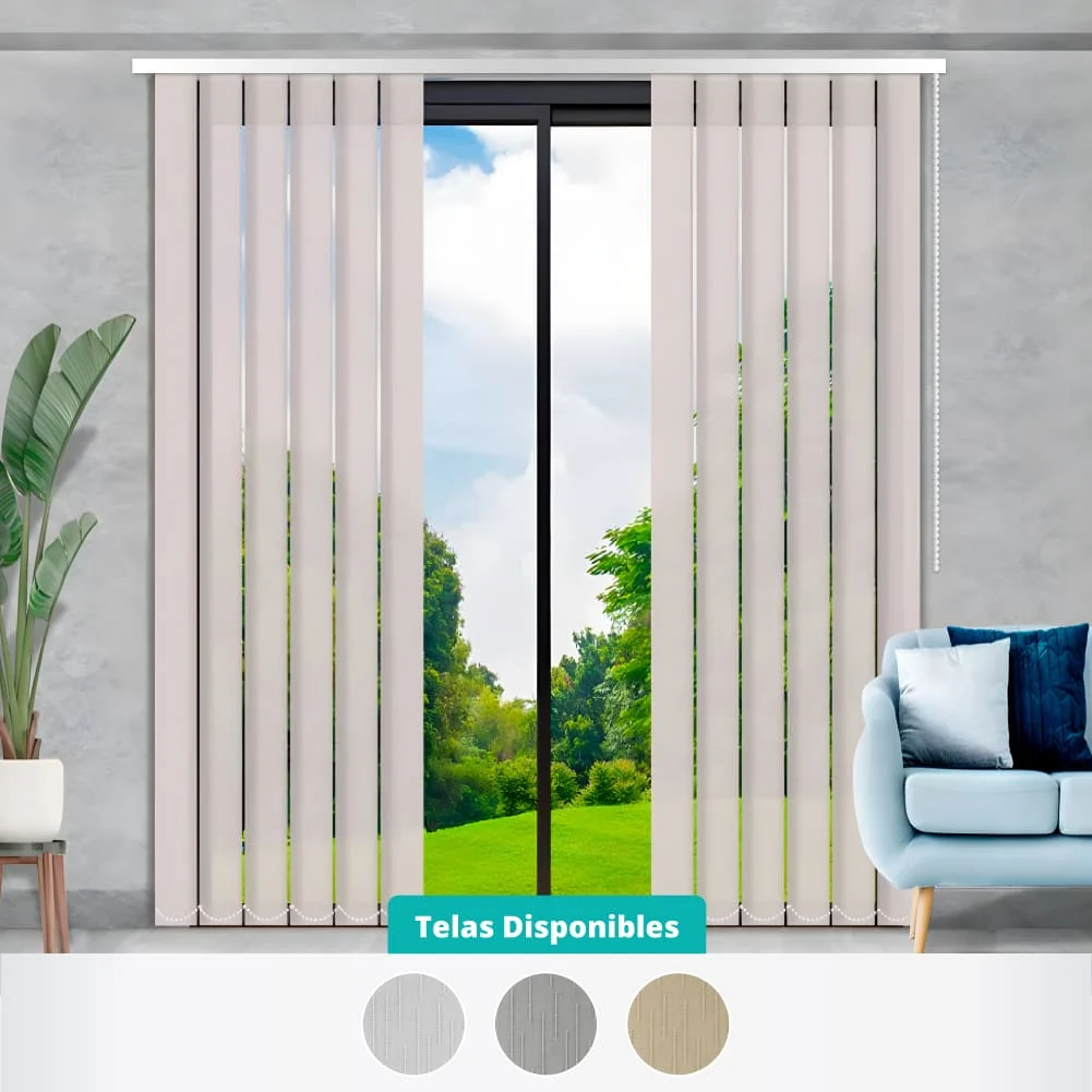 oferta de cortinas verticales variedad de colores