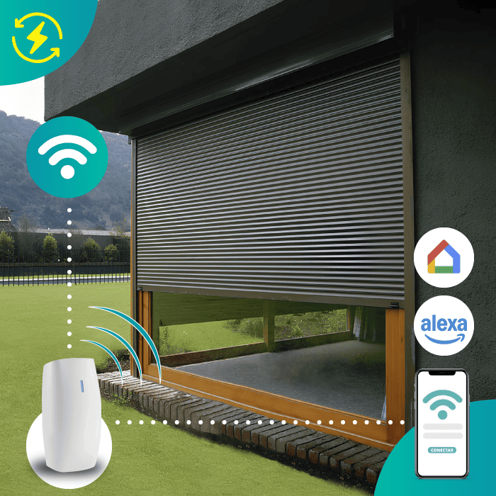 Puente Wifi Persianas de Exterior